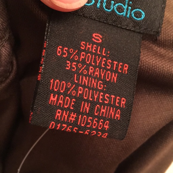 NWT Christopher & banks long brown skirt raffle S - Picture 5 of 6